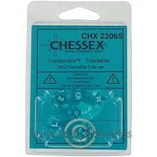 Chessex Mini 7-Die Teal